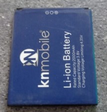 BATTERIA  KN MOBILE LITIO RICARICABILE 2000mA 3.8V ORIGINALE KN MOBILE