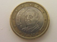 MONETA DA 1 EURO SPAGNA RE JUAN CARLOS 1999