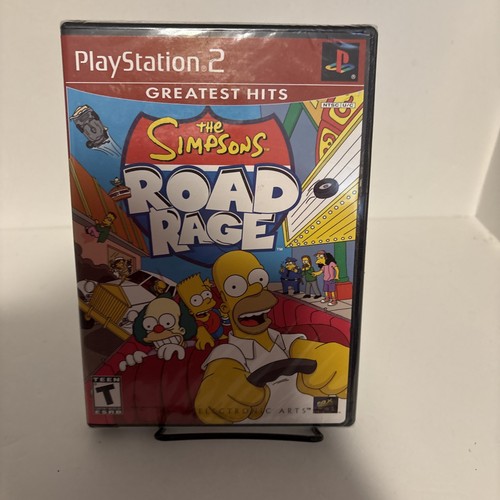 Simpsons road rage - road,