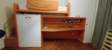 CAMERETTA CON LETTO A SOPPALCO SCORREVOLE