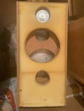 Coppia casse 2 vie 8" mdf mm19 575 x 305 x 278 mm (no xover, 1 lato foro in più)