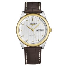 Longines Men's Master Collection Auto White Dial Leather L2.755.5.77.3