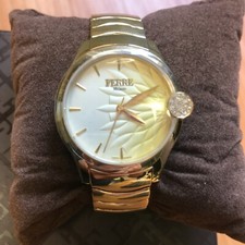 Orologio donna FERRE' elegante di prestigio. Placcato oro. Nuovo.Garanzia 2 anni