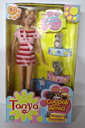 Bambola tanya con cuccioli - bambola,