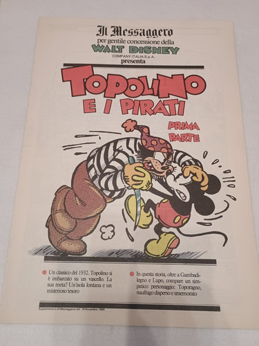 Topolino pirati prima - e, i