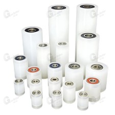 Rulli in nylon bianco con