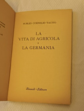 TACITO -LA VITA DI AGRICOLA E