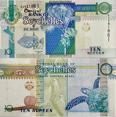 Banconota rupie seychelles - banconota,