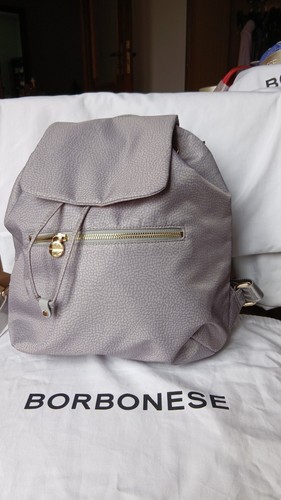 Borbonese zaino grigio - grigio, perla