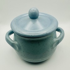 Piccolo vaso blu in ceramica