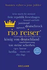 Rio Reiser. 100 Seiten (Reclam 100 Seiten) von Eybe... | Buch | Zustand sehr gut