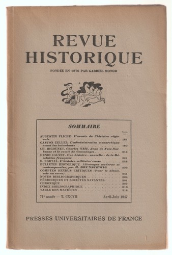 Revue historique avril juin - revue, avril-juin