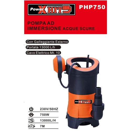 Pompa sommersa 750w - sommersa, ad