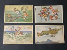 CASTELLI ILLUSTRATORE BAMBINI LOTTO 7 CARTOLINE