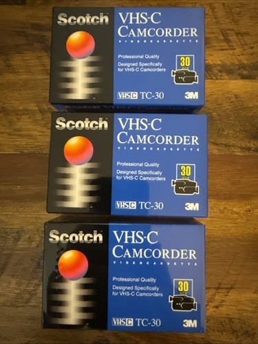 Scotch vhs c tc 30 - 3, tc-30