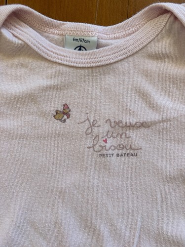 Petit bateau pale mauve bird - petit,