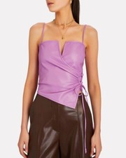 Top corsetto avvolgente