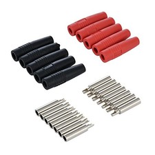 10pcs Rosso+Nero Rame 4mm