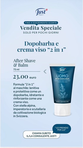 Just after shave balm - shave, &