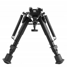 Bipiede Fucile da Caccia Regolabile Molla Ritorno Cecchino Sling Supporto Girevole A+