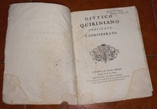 SCIPIONE MAFFEI DITTICO