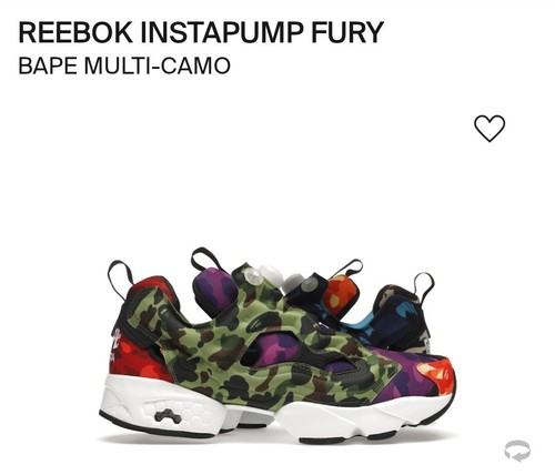 Reebok bape instafurry - reebok,