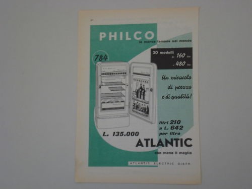 Advertising pubblicità 1958 - pubblicità,