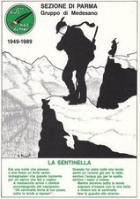 A2672) ALPINI, 1989, SEZIONE DI PARMA, 40 ANNI GRUPPO DI MEDESANO, LA SENTINELLA