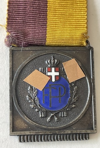 Medaglia fpi roma - medaglia, xii