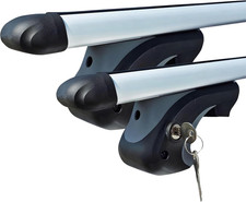 L120 Portapacchi per Tettuccio, in Alluminio, Fino a 90 Kg Di Peso