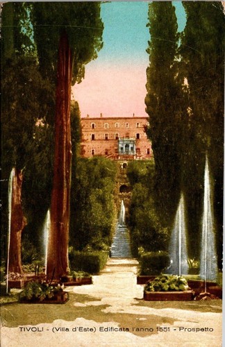 Cartolina tivoli edifucata - edifucata, i
