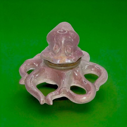 Scatola portagioie polpo rosa