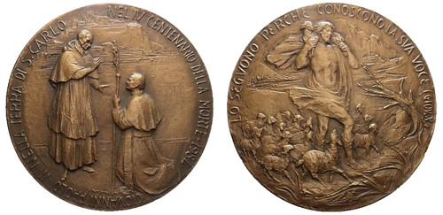 Medaglia san carlo borromeo - carlo,