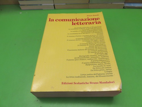 Comunicazione letteraria - la,