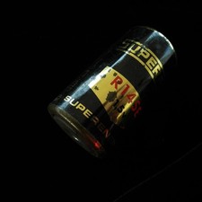 RARA BATTERIA PILA MEZZA TORCIA 1,5 V R14SE SUPERPILA ANNI '70 Berèc