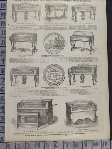 1860 mason hamlin - 1860, organo