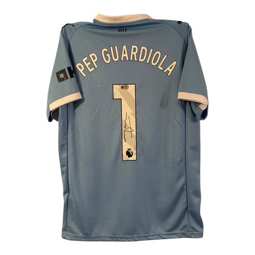 Maglia firmata pep guardiola - maglia,