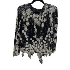 Camicetta donna vintage nera