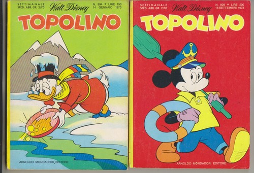Topolino mondadori numeri - topolino,