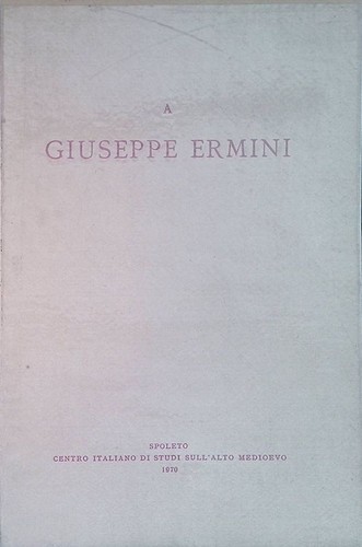Giuseppe ermini vol ii - giuseppe, vol.