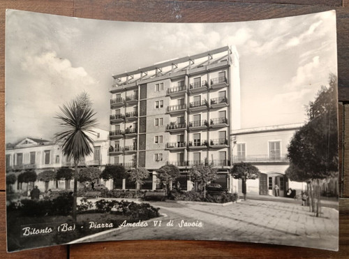 1963 bitonto piazza amedeo - piazza, di