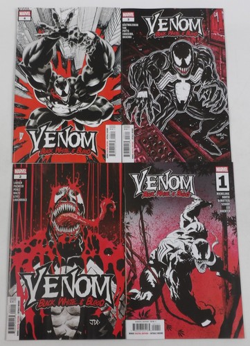 Venom black white and blood - black,,