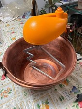 Paiolo in rame motorizzato per