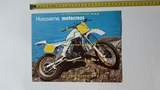 Husqvarna 500 CR + modelli Cross 1983 depliant moto originale brochure