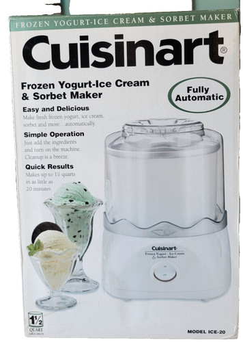 Cuisinart frozen yogurt gelato - cuisinart,