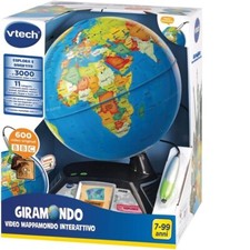 VTech Giramondo Video Mappamondo Interattivo con Penna Touch e Schermo 2.7"