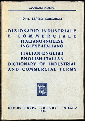 Dizionario industriale - , e