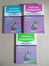 Alpha Test Ingegneria Kit Manuale + Esercizi Commentati + Prove Verifica TOLC-I
