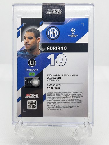 Card adriano inter topps - adriano,