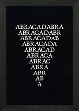 Quadro abracadabra triangolo - quadro,
